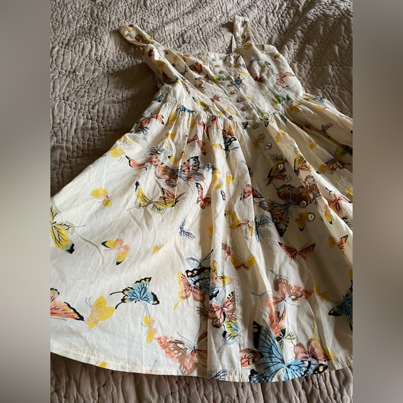 Gorgeous VTG Nanette Lepore Butterfly Corset Cotton Dress - Picture 2 of 15